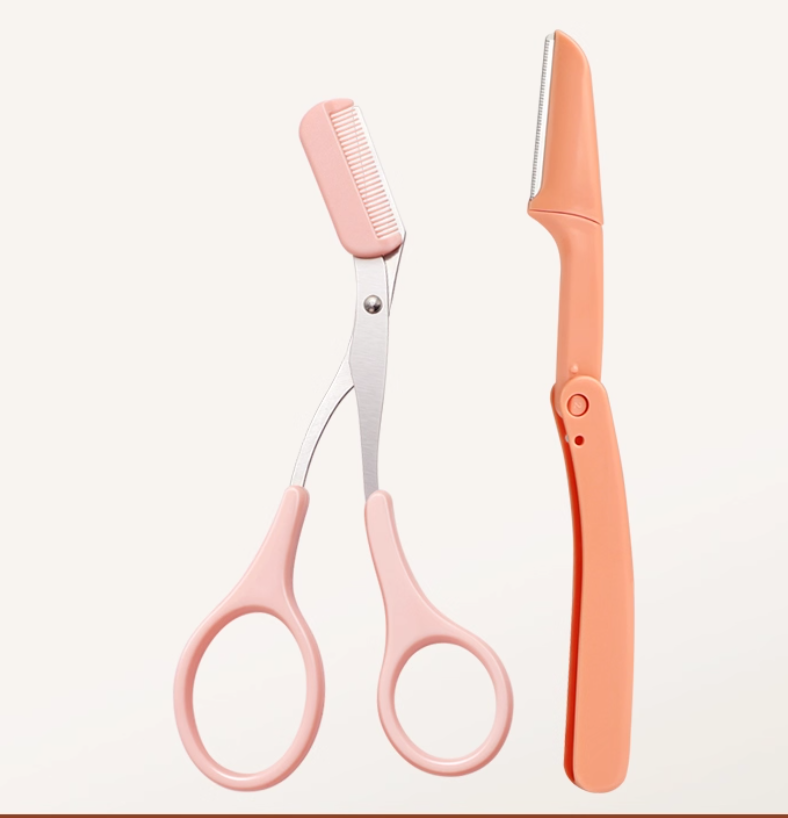 安全型修眉刀女士专用防刮伤新手剃刮眉刀男神器修眉套装工具折叠